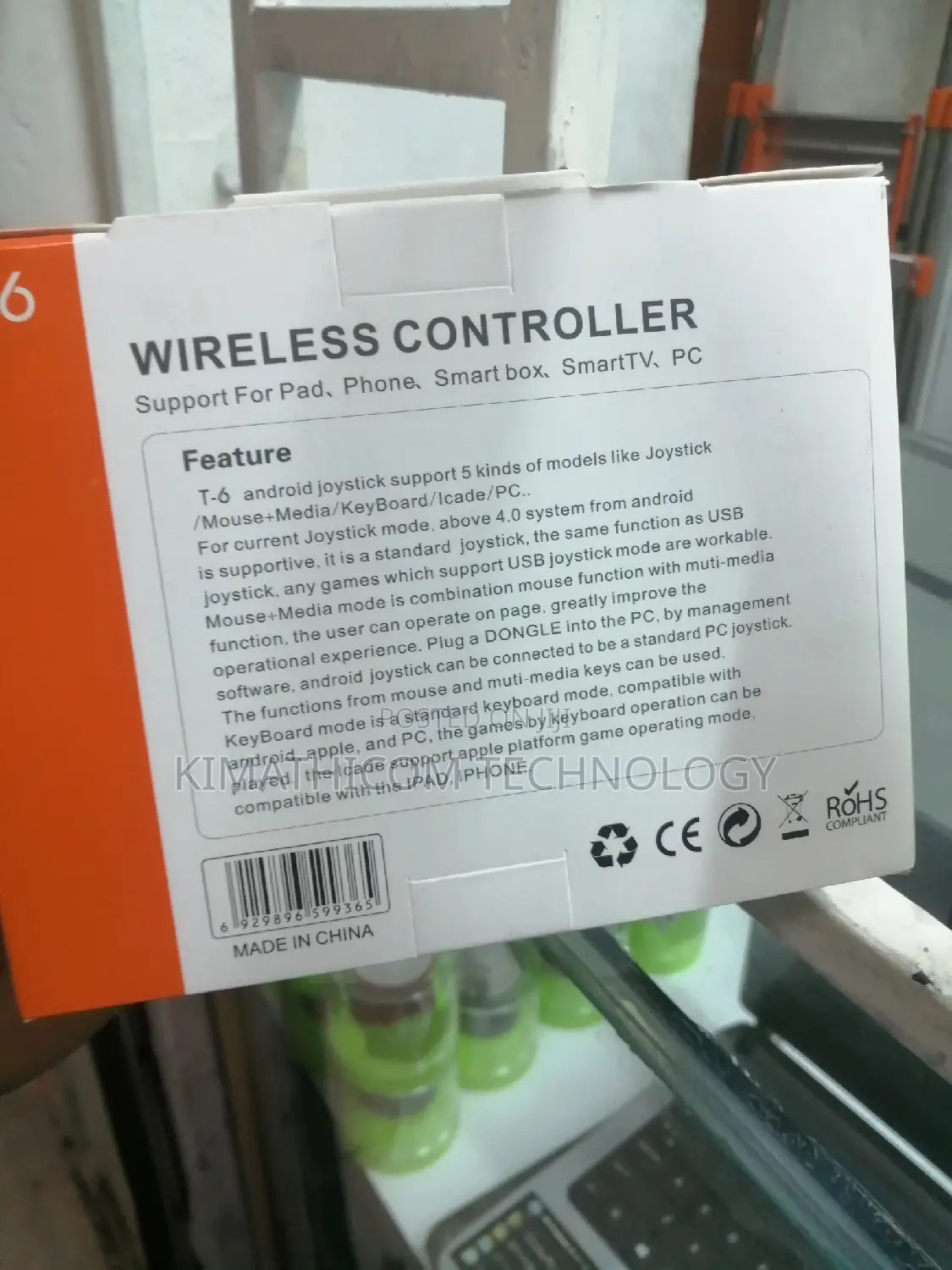 Wireless Controller for Phone, Smart Tv, Smart Box, Pc