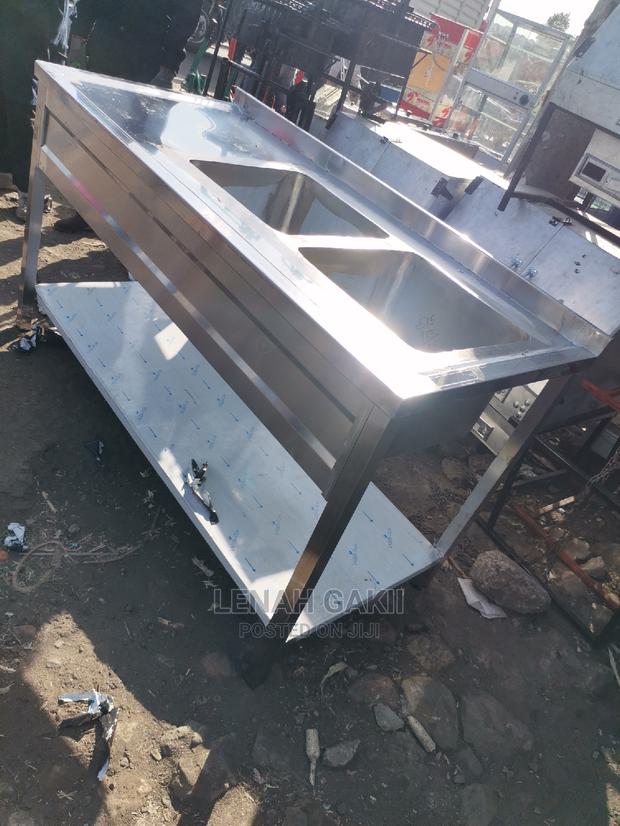 Commercial Double Sinks - main view