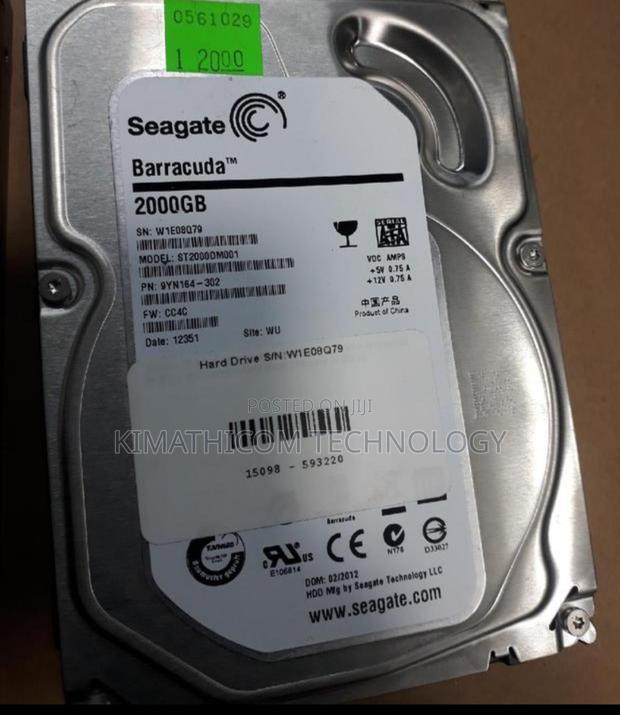 2TB Internal Desktop Hard Drive