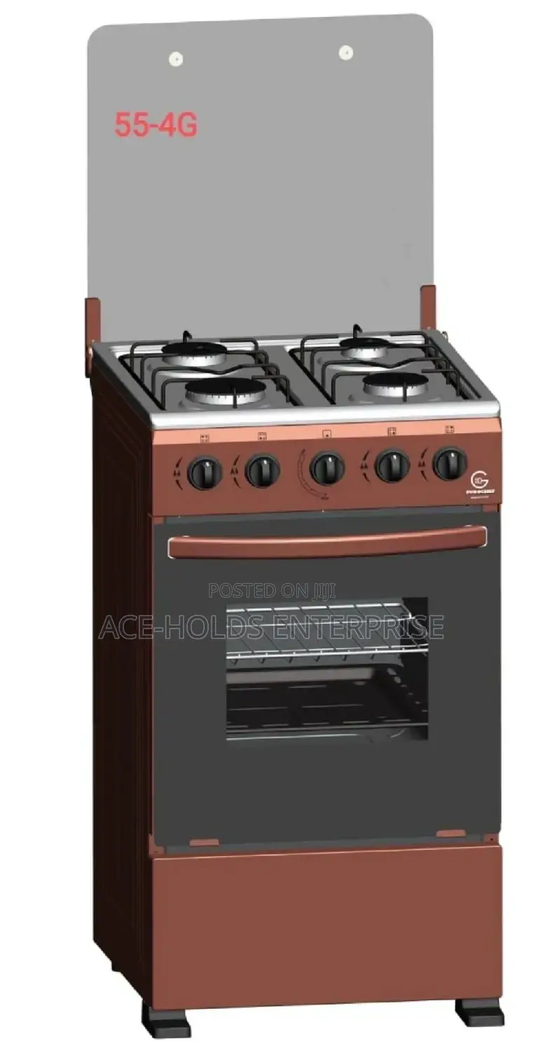 50cm*55cm Free Standing Eurochef Oven Cooker-4 Gas+Gas Oven.