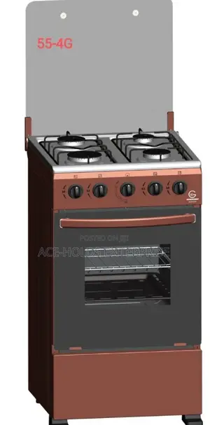 Free Standing Eurochef 50*55cm Oven Cooker-4 Gas+Gas Oven