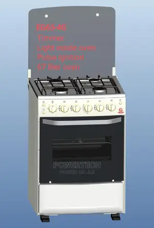 60cm*65cm. 4gas Timmer+Light(Pulse Ingition- Standing Cooker