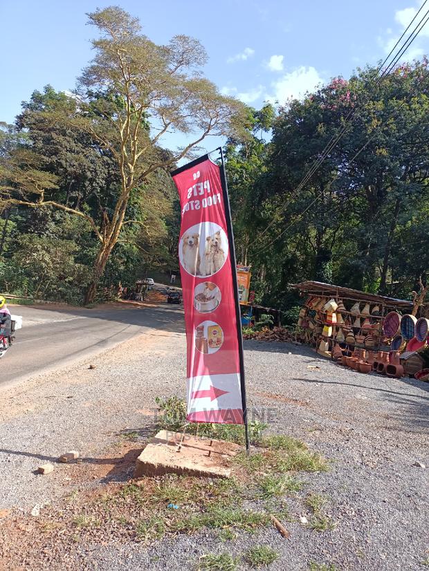 Telescopic Banner Flags - main view