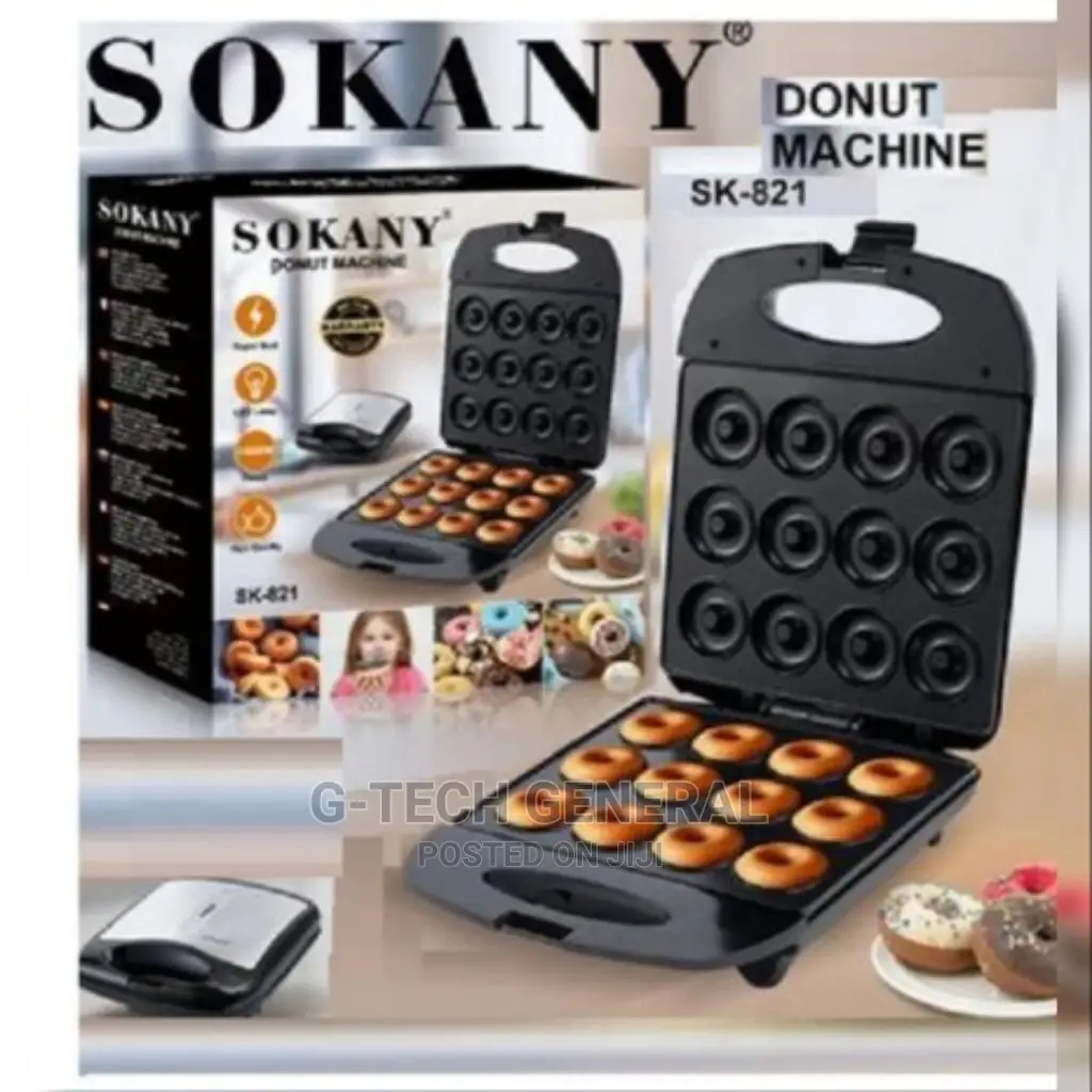 Donut Maker! 12- Slots Nonstick Electric Donut Maker