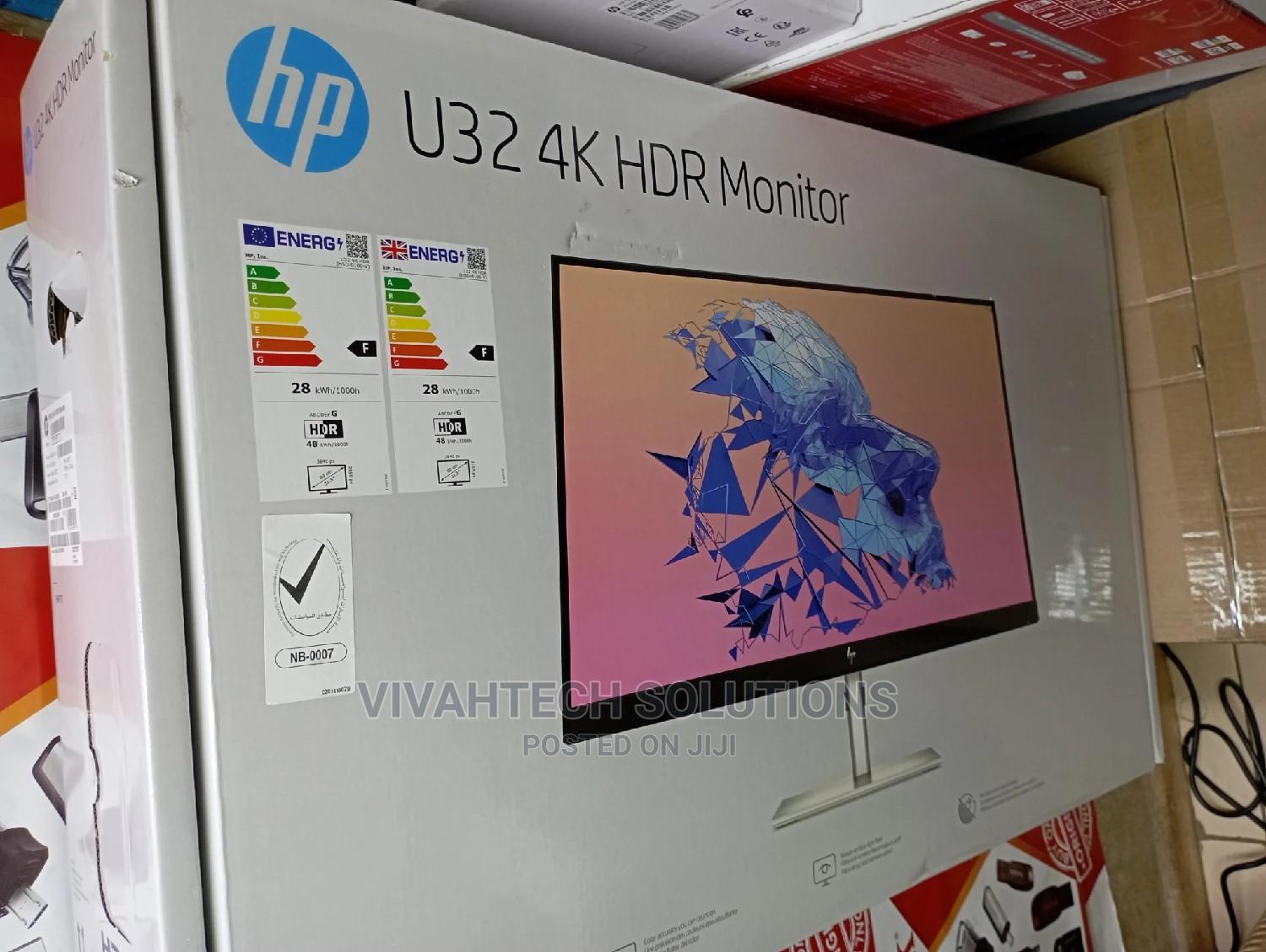 Ultra High Definition 4K HP U32 32'' HDR 4K Monitor in Nairobi Central