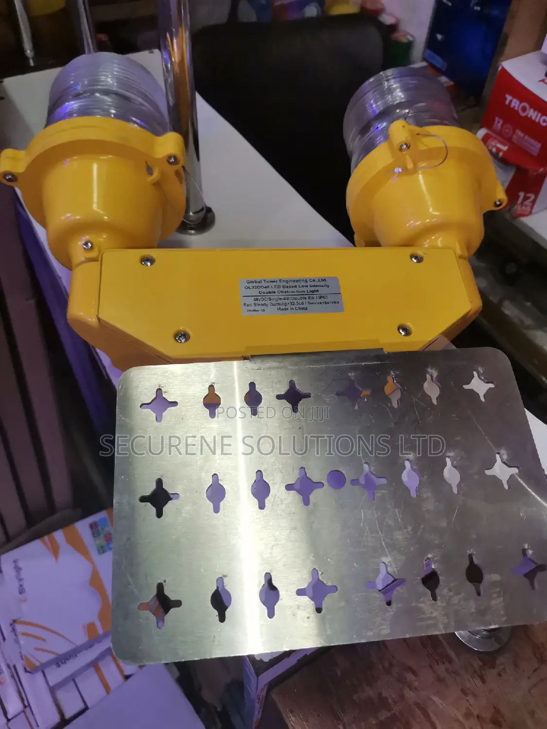 Twin/Double Aviation Obstruction Light for Telecom,