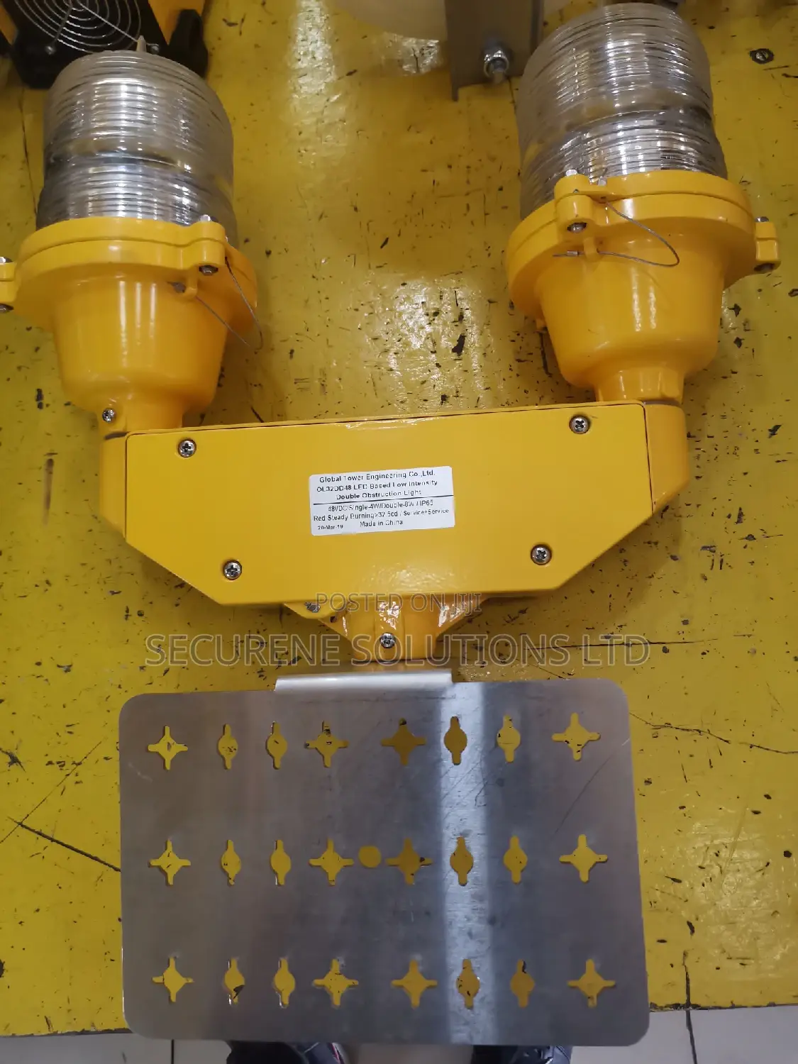 Twin/Double Aviation Obstruction Light for Telecom,