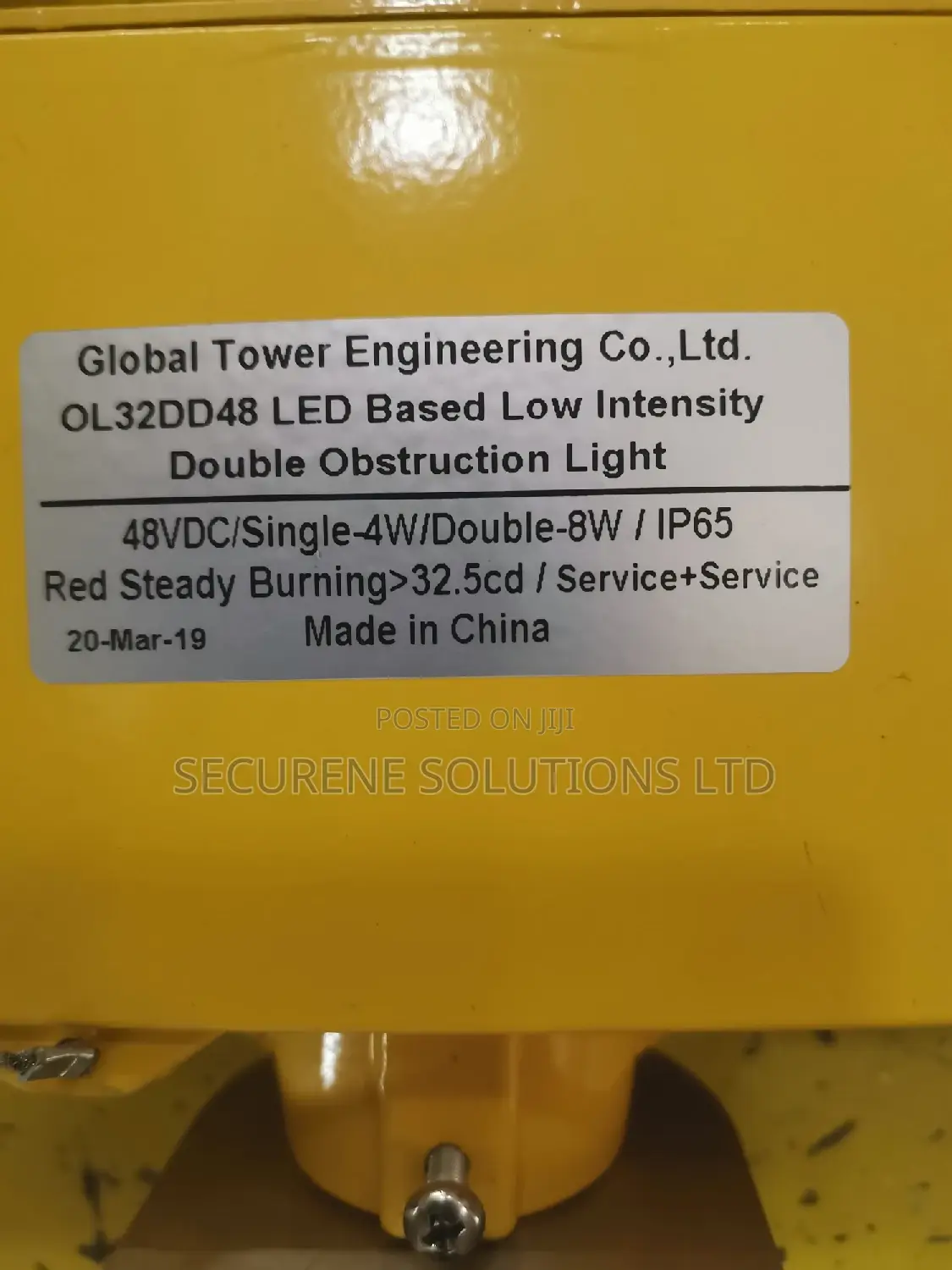 Twin/Double Aviation Obstruction Light for Telecom,