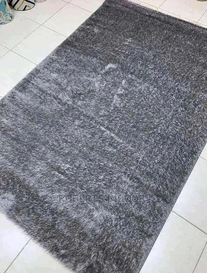 Turkish 5*8 Grey Soft Carpet