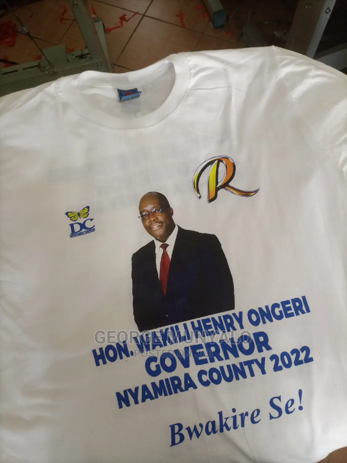 Cotton Photo Printed Campaign T-Shirts