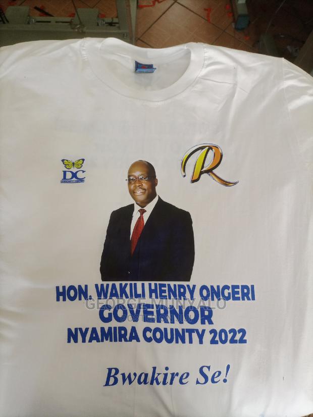 Cotton Photo Printed Campaign T-Shirts