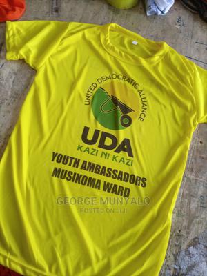 Yellow Branded Campaign T-Shirts - thumbnail 2