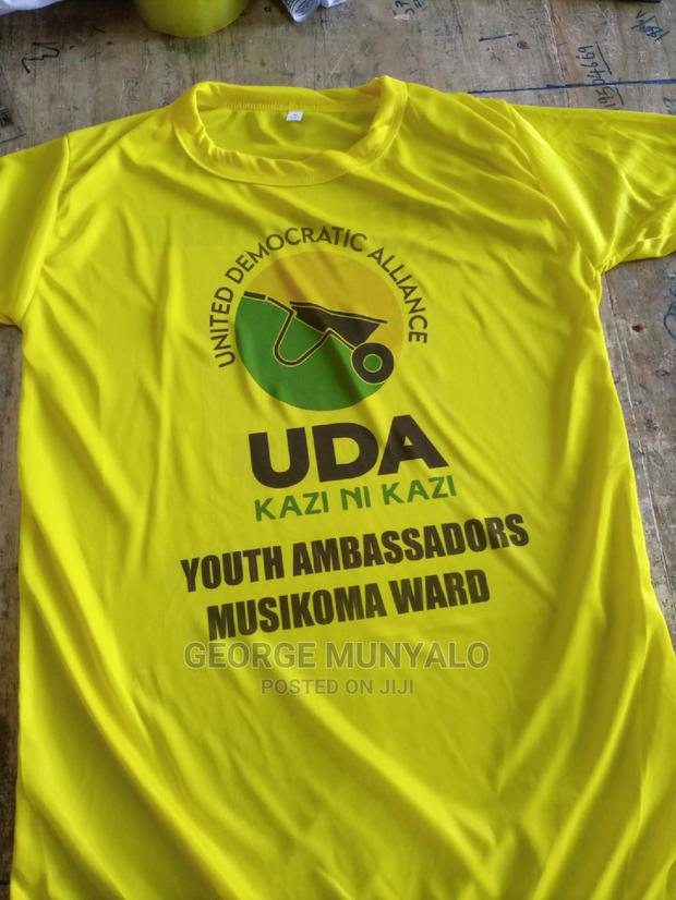 Yellow Branded Campaign T-Shirts - thumbnail 3