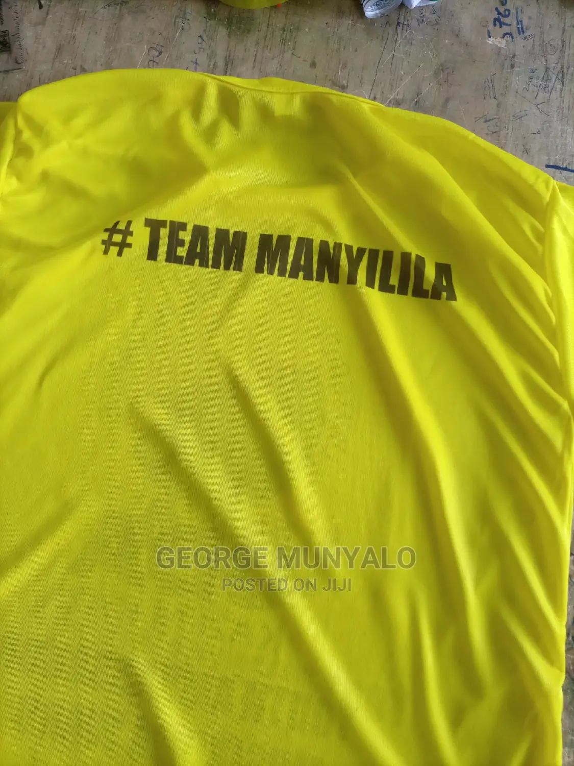 Yellow Branded Campaign T-Shirts
