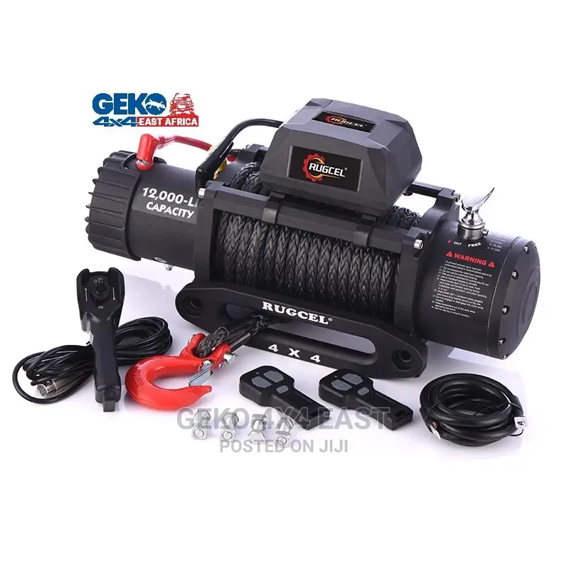 12000 Lb Synthetic Rope Winch, 12v Electric