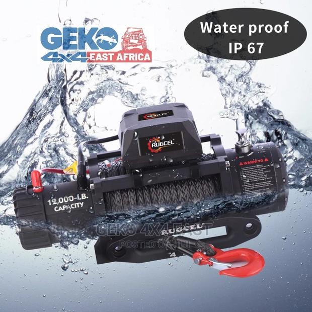 12000 Lb Synthetic Rope Winch, 12v Electric