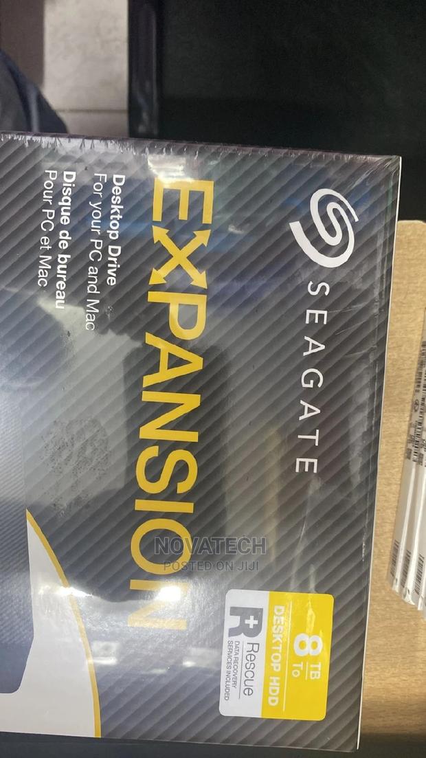 COMPUTER Seagate 8TB EXTERNAL HDD Hard Drive Disk - main view