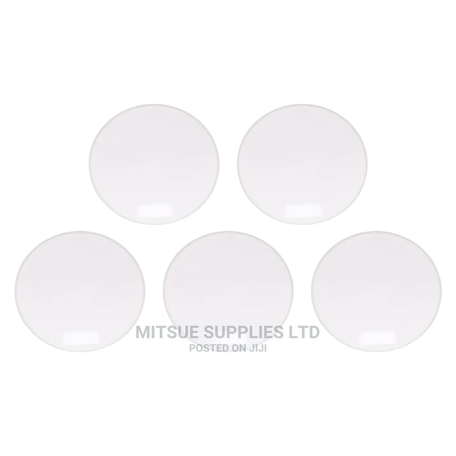 A Set of Five Convex Lens 50mm-Fl 5cm
