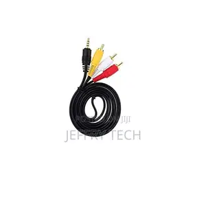 3.5mm Male to 3 RCA 3.5 to RCA Male Audio Video AV Cable