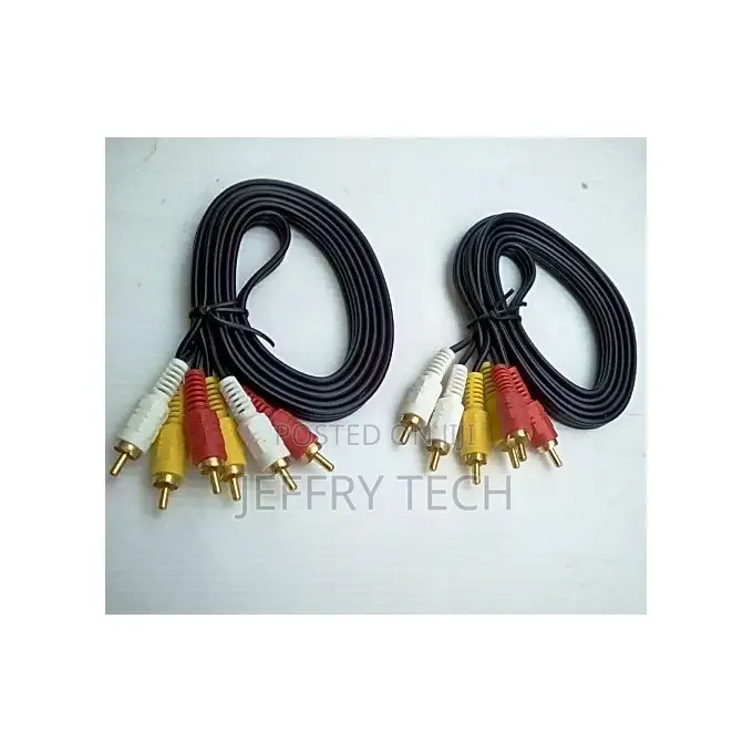 AV TV Video Audio Cable- 2pcs