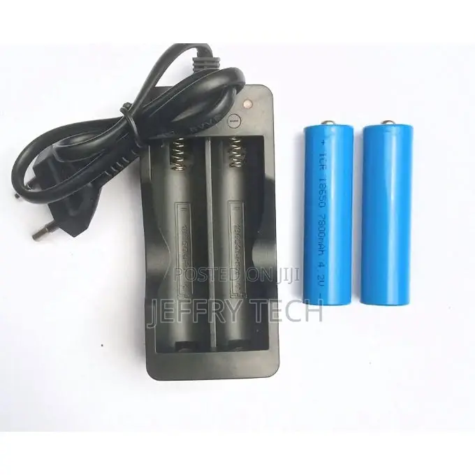 Rechargeable 4.2V 18650 7800mah Li-Ion Battery With Charger