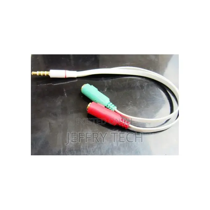 3.5mm Stereo Jack Splitter Cable Adapter Connectors 1 Male T