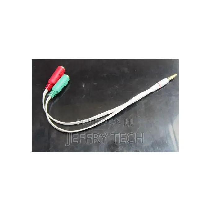 3.5mm Stereo Jack Splitter Cable Adapter Connectors 1 Male T