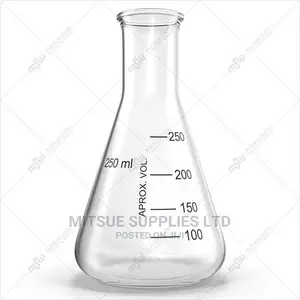 A Set of 10 Conical Flask 25ml ( Griffchem Boro 3.3)