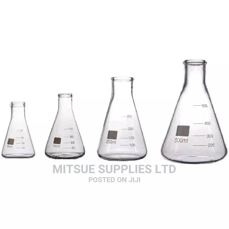 Pair of Conical Flask 5000ml ( Griffchem Boro 3.3)