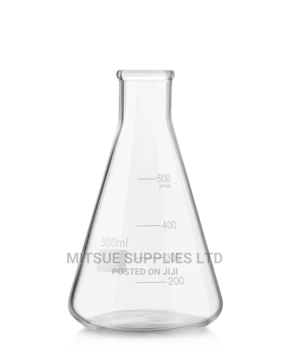 A Set of 5 Conical Flask 25ml ( Borosil)