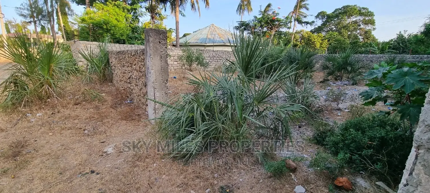 Wall Fenced Plot on Sale at Mtwapa