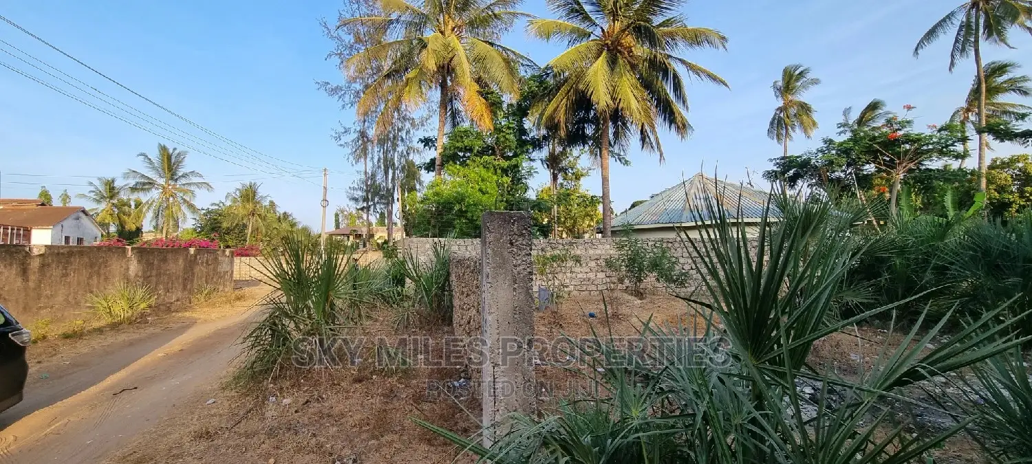 Wall Fenced Plot on Sale at Mtwapa