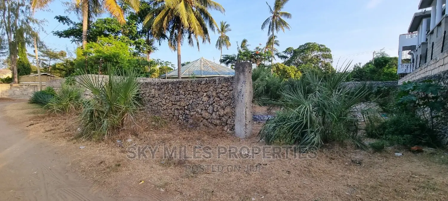 Wall Fenced Plot on Sale at Mtwapa