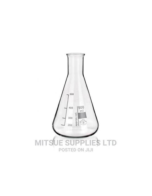 A Set of 5 Conical Flask 500ml ( SIMAX) - main view