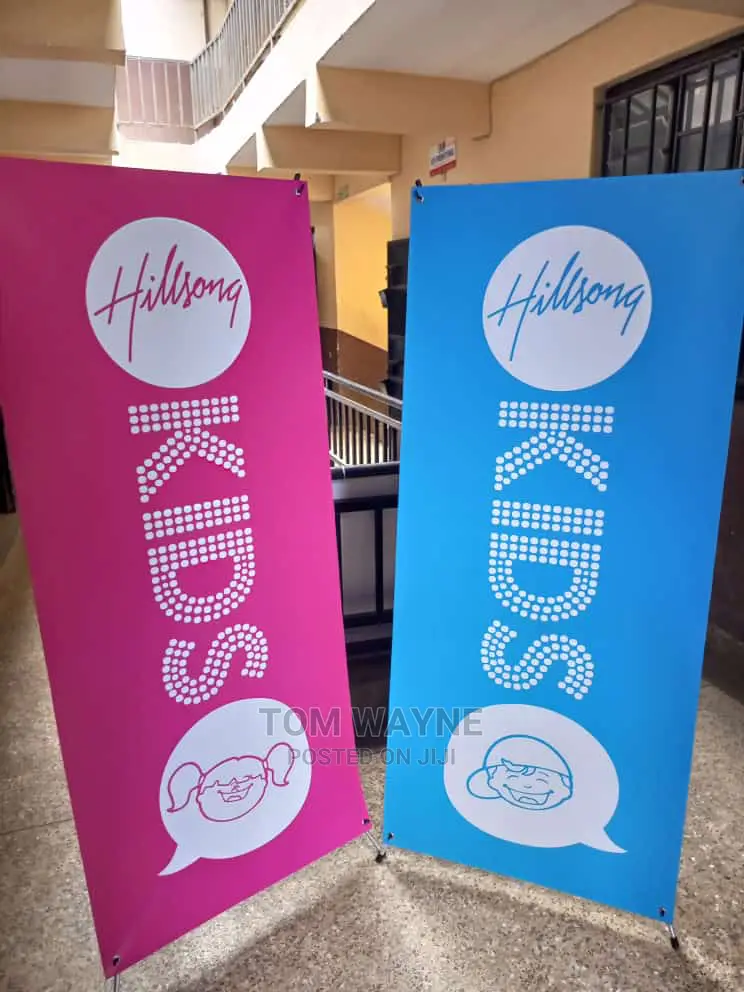 X Stand Display and Advertisement Banners