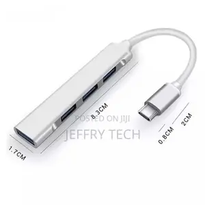 Hub 4ports USB Hub Type C Adjustable Adapter