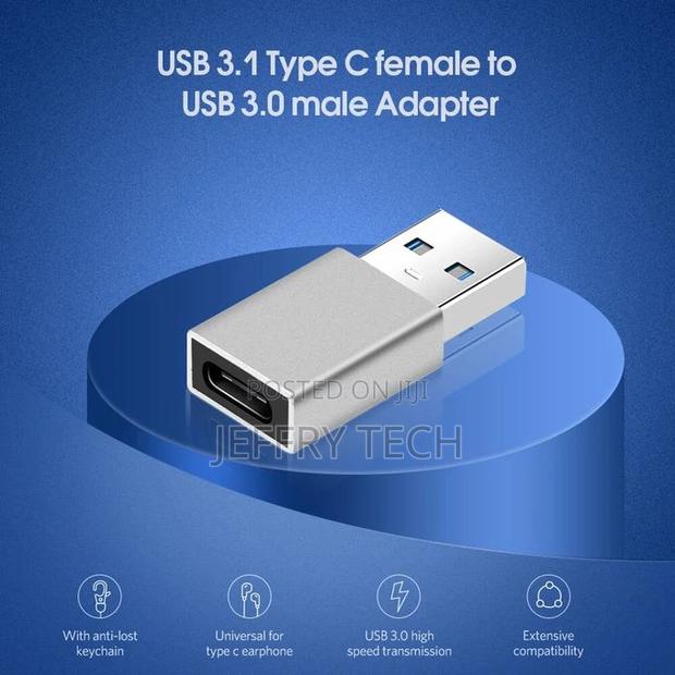USB Adapter External to Type C Female OTG Connector Adapter - thumbnail 3