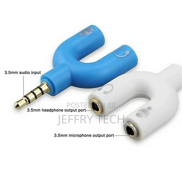 Earphone Connector Converter 3.5mm Stereo Splitter Audio To