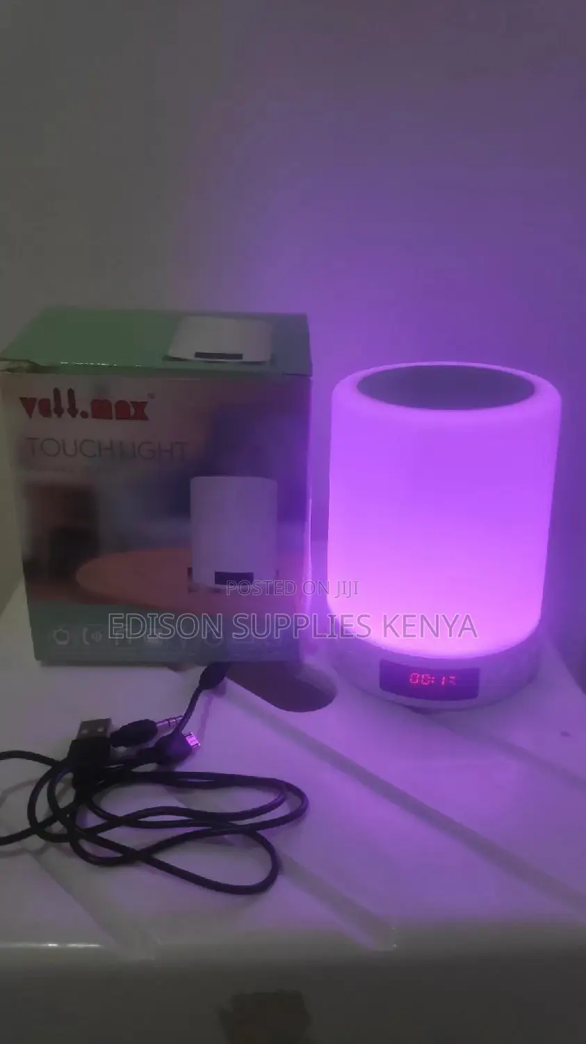 Touchlight Speaker Vellmax Portable Speaker Rechargeable