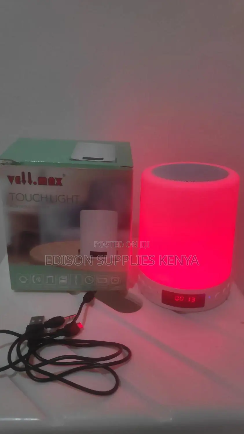 Touchlight Speaker Vellmax Portable Speaker Rechargeable