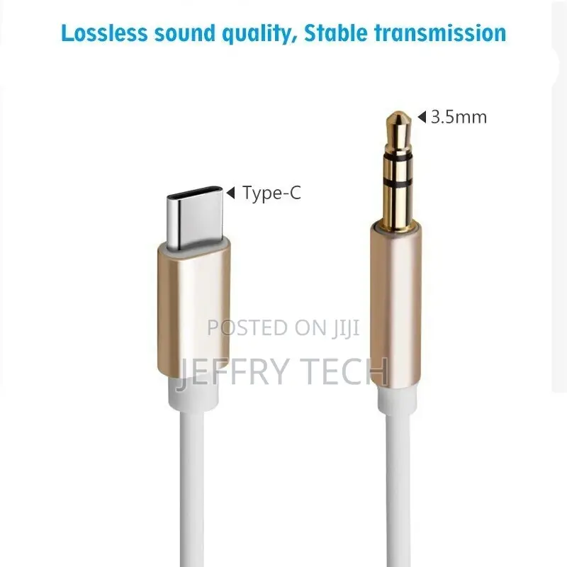 Type C to 3.5 Mm Jack Type C to 3.5 Adapter Cable Speaker Ca