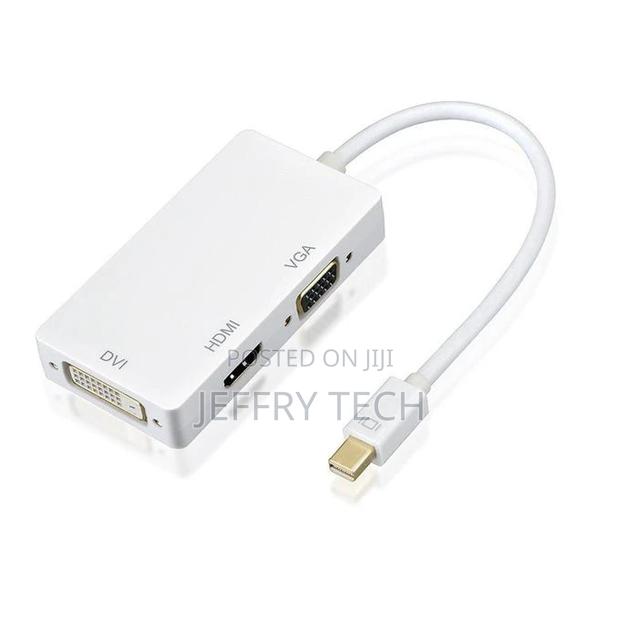 3-In-1 Mini Displayport 1.2 to VGA/DVI/HDMI 4kx2k ,Thunderbo