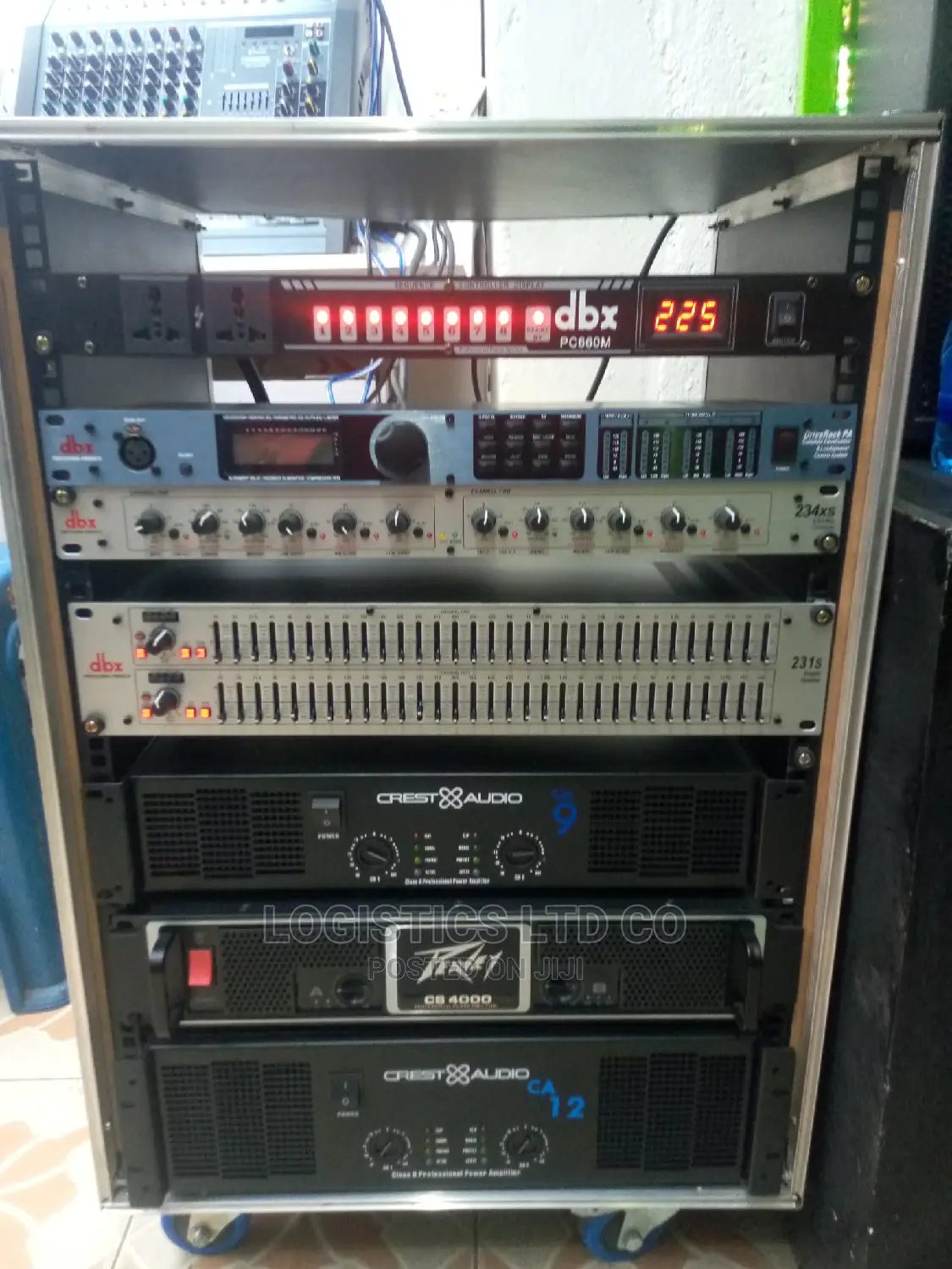 Public Address System "PA" Amplifier,Mixer,Crossover Eq