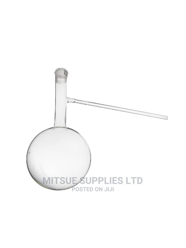 A Pair Distillation Flask With Side Arm- 60ml