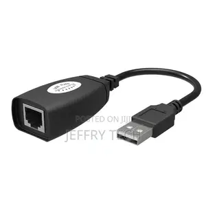 USB Extender Adapter 50m Single RJ45 Ethernet CAT5E 6 Up To