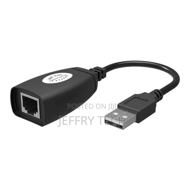 USB Extender Adapter 50m Single RJ45 Ethernet CAT5E 6 Up To - thumbnail 3