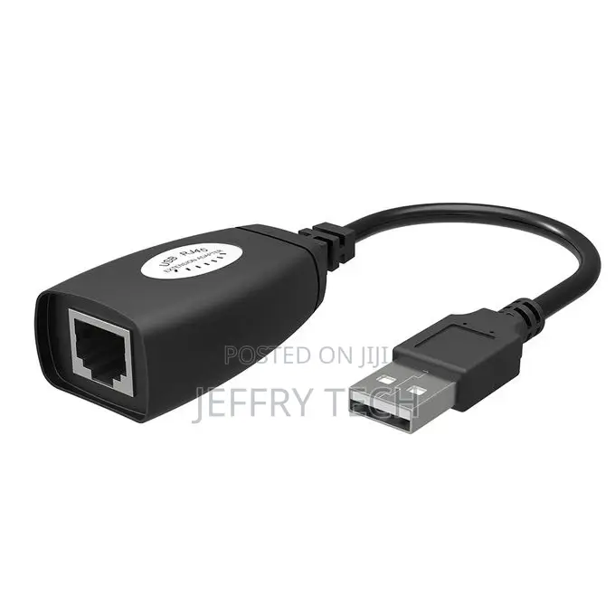 USB Extender Adapter 50m Single RJ45 Ethernet CAT5E 6 Up To
