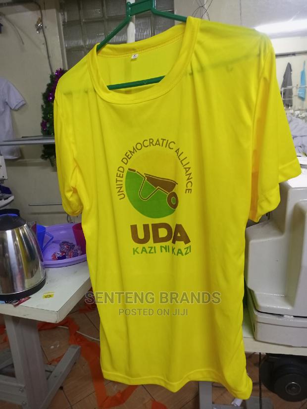 Yellow Uda Printed Election T-Shirts - thumbnail 2