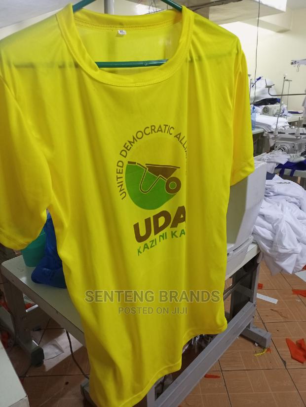 Yellow Uda Printed Election T-Shirts - thumbnail 3