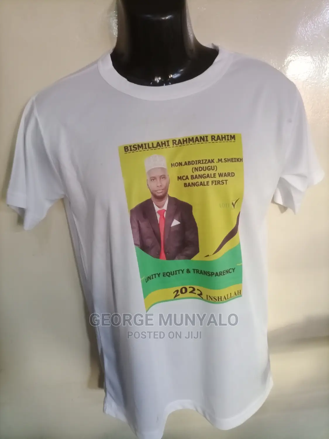 Branded White Campaign T-Shirts